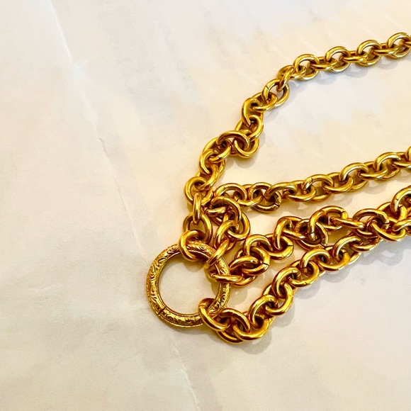 Vintage Chanel Double Strand Purse Necklace - Picture 8 of 8